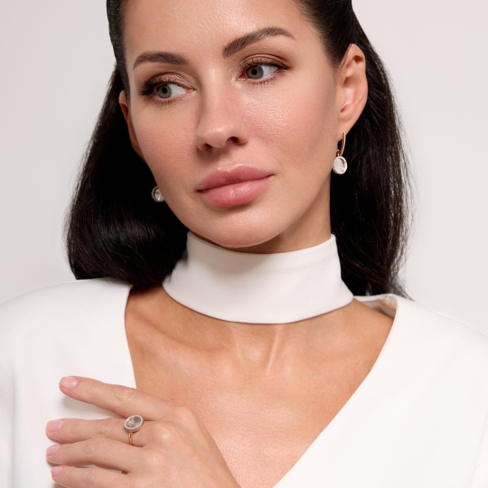 Серьги из золота с бриллиантами