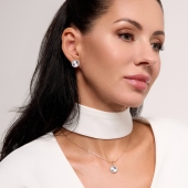 Серьги из золота с бриллиантами