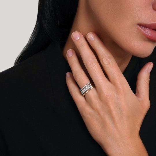 Кольцо из золота с бриллиантами