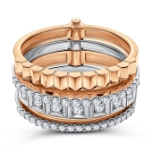 Кольцо из золота с бриллиантами