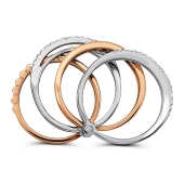 Кольцо из золота с бриллиантами