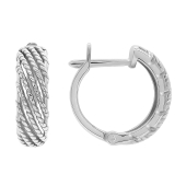 Серьги из серебра