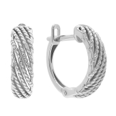 Серьги из серебра