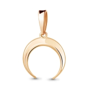 Подвеска из серебра с позолотой 