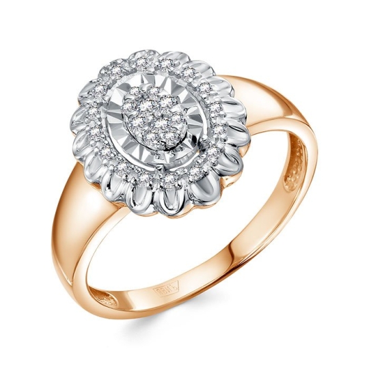 Кольцо из золота с бриллиантом 0,5 ct