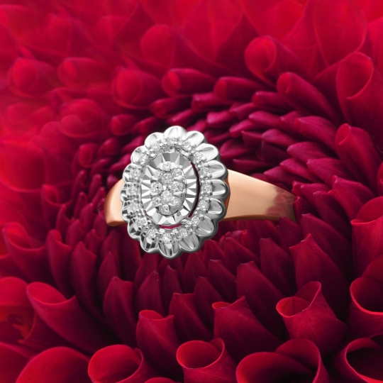 Кольцо из золота с бриллиантом 0,5 ct