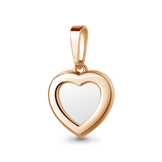 Подвеска из серебра с фианитами