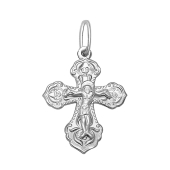 Подвеска-крест из серебра