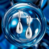 Серьги из серебра