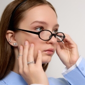 Серьги из серебра