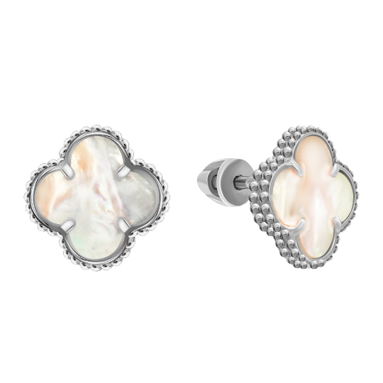 Серьги из серебра с ониксами