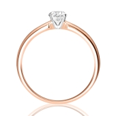 Кольцо из золота с бриллиантом