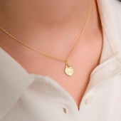 Подвеска из лимонного золота