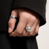 Набор из двух колец из серебра