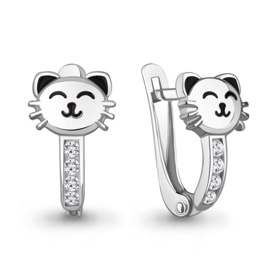 Серьги из серебра