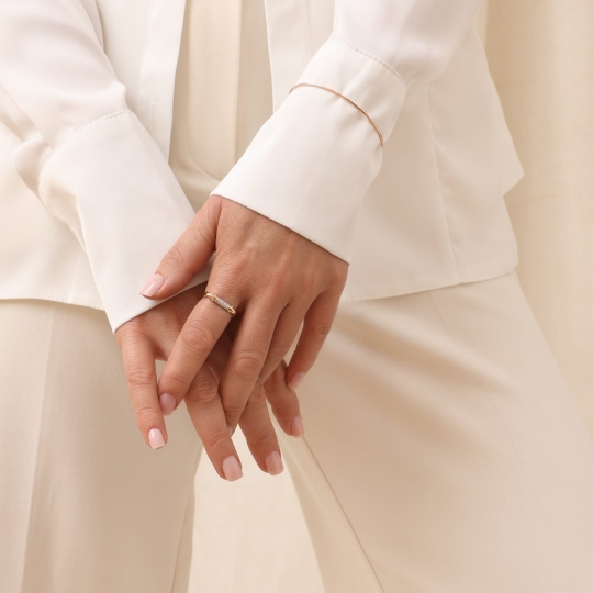 Серьги из золота с фианитами