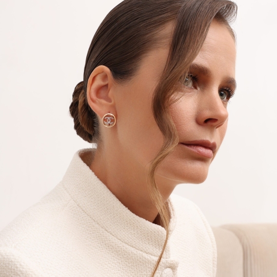 Серьги из золота с бриллиантами