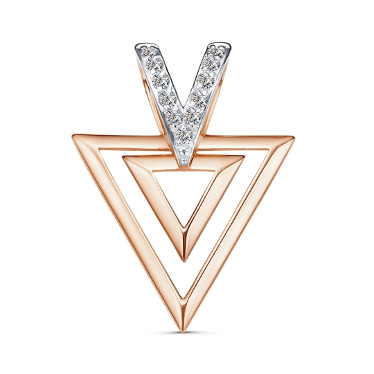 Подвеска из золота с ониксом