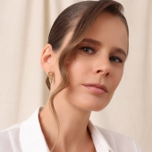 Серьги из лимонного золота