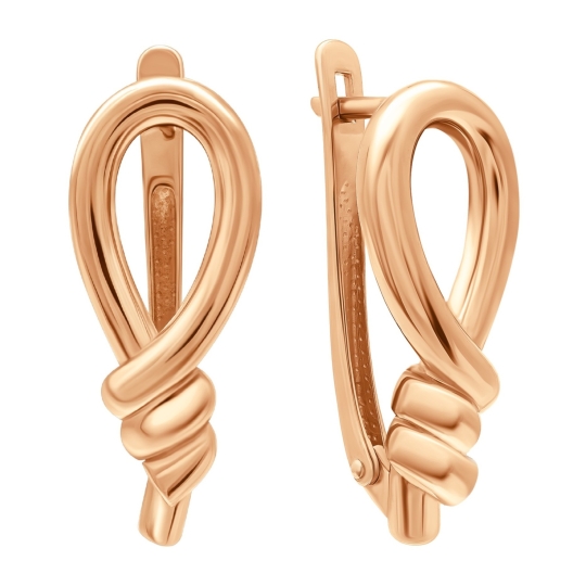 Серьги из лимонного золота