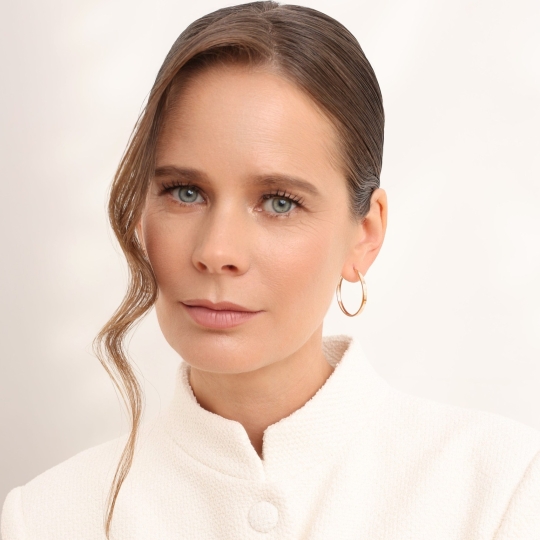 Серьги-конго из золота