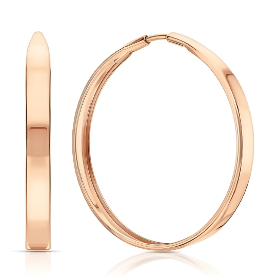 Серьги из золота с бриллиантами и сапфировыми корундами