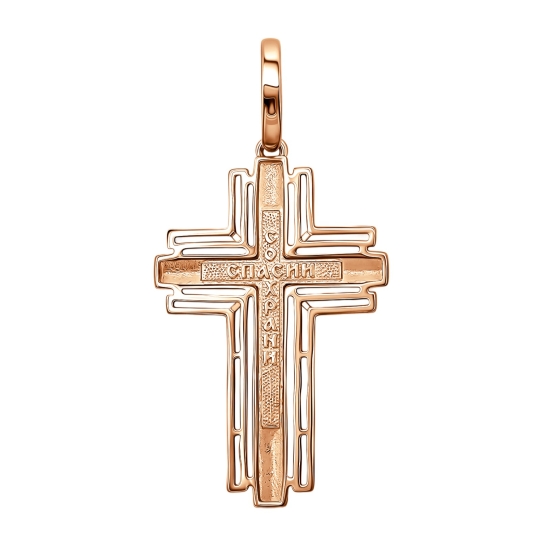 Подвеска-крест из золота 