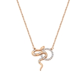 Колье из золота с фианитами