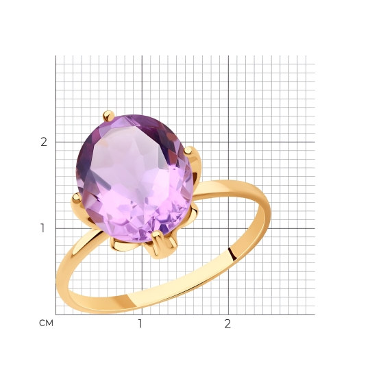 Кольцо из золота с бриллиантами