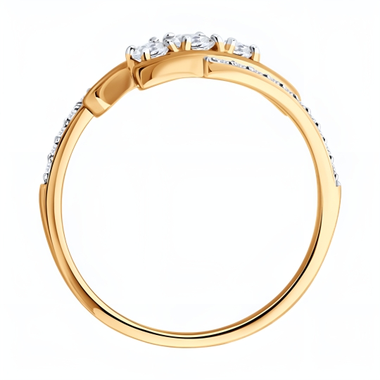 Кольцо из золота с бриллиантом