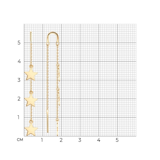 Серьги из золота