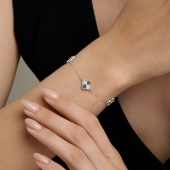 Браслет из белого золота