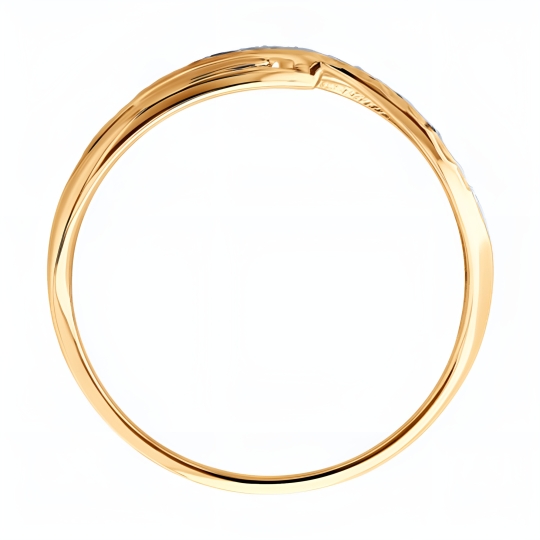 Кольцо из золота с гранатом