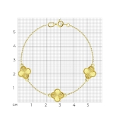 Браслет из лимонного золота