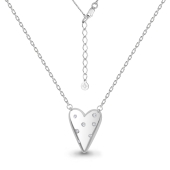 Колье из серебра с фианитами