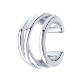 Серьга-кафф из серебра