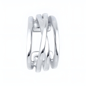 Серьга-кафф из серебра