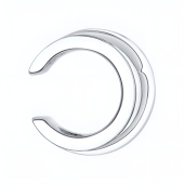 Серьга-кафф из серебра