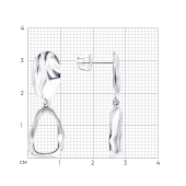 Серьги из серебра