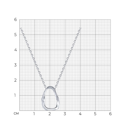 Колье из серебра 