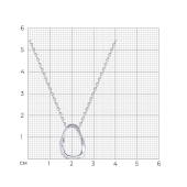 Колье из серебра 