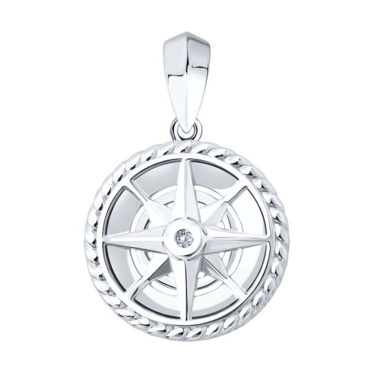 Подвеска из серебра "Сердце"