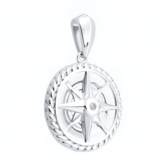 Подвеска из серебра "Сердце"