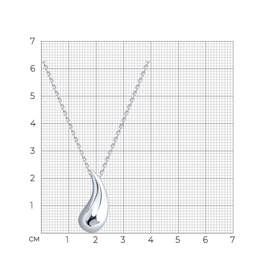 Колье из серебра