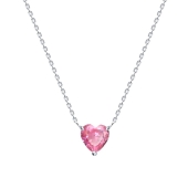 Колье из серебра с фианитом