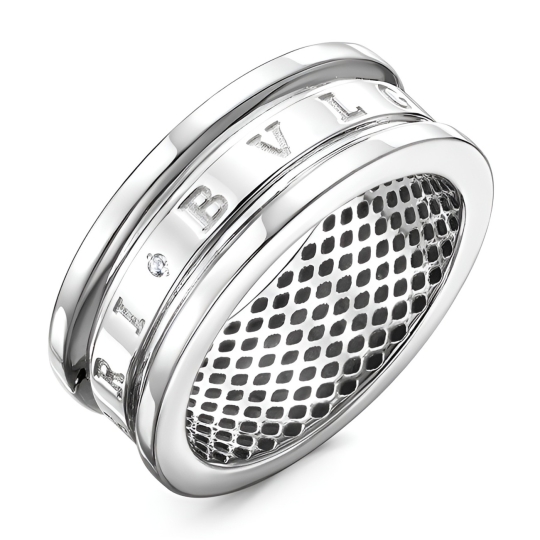 Кольцо из серебра с фианитами