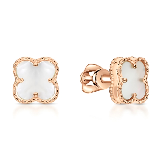 Подвеска из золота с перламутром