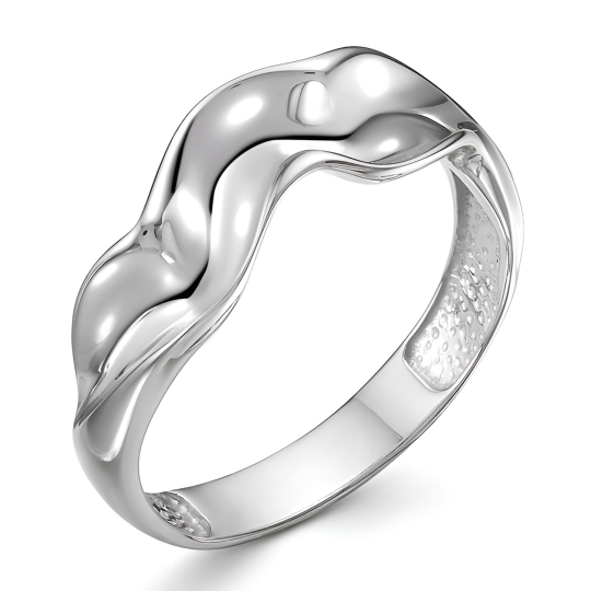 Кольцо из серебра с чернением и родонитом