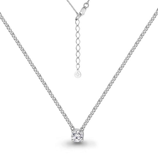 Колье из серебра