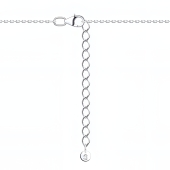 Колье из серебра с фианитами